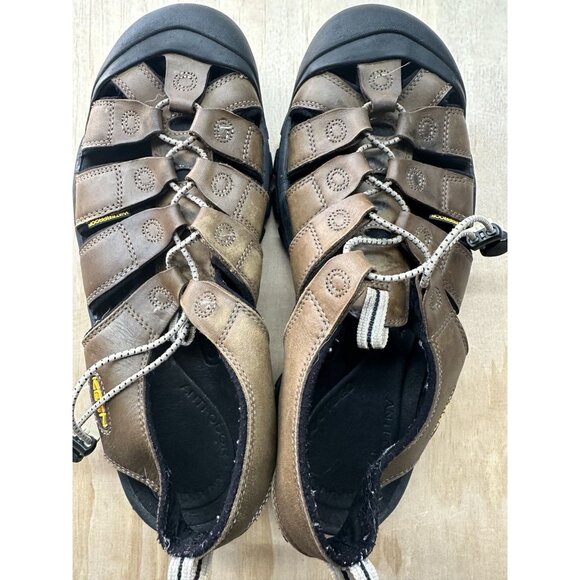 Keen Men’s 13m Leather Sandals Round Toe - Picture 5 of 7